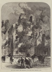 El incendio fatal en Canongate, Edimburgo de Sir John Charles Robinson